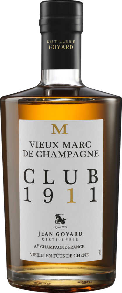 Vieux Marc De Champagne Egrappé 40%Club 1911 – Igp