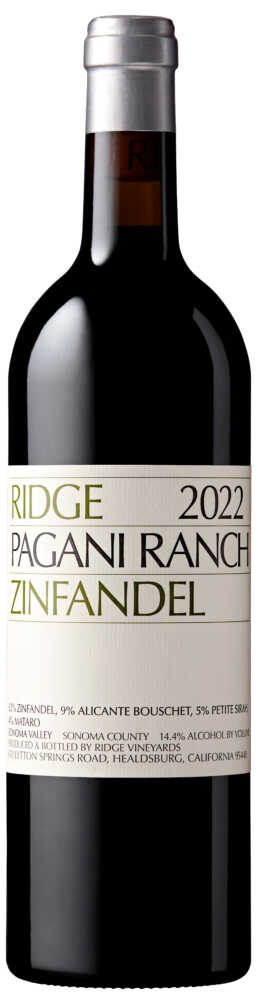 Ridge Pagani Ranch Zinfandel NV  0.75 L Flasche