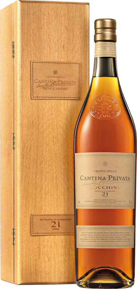 Bocchino Grappa Della Cantina Privata 21 Anni Doppel NV  3 L Doppelmagnum