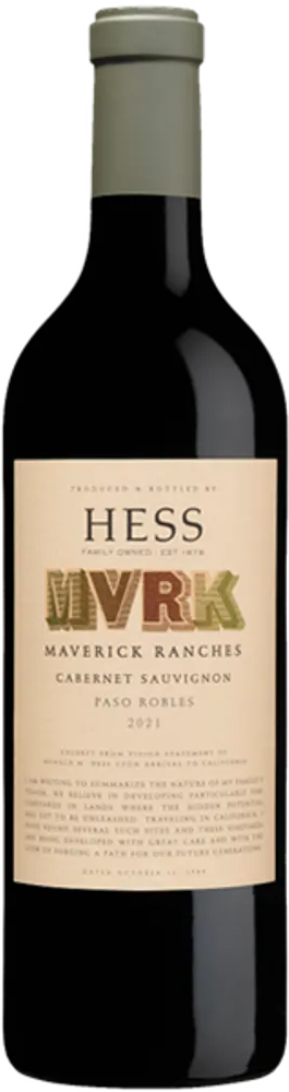 Hess Perssons Maverick Ranches Cabernet Sauvignon 22042196  0.75 L Flasche