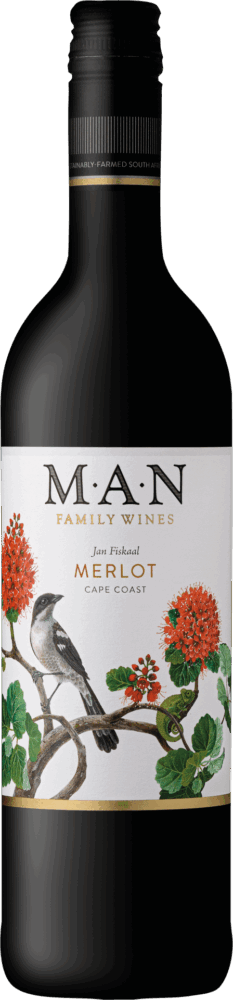 MAN Family Wines Jan Fiskaal Merlot 2024  0.75 L Flasche