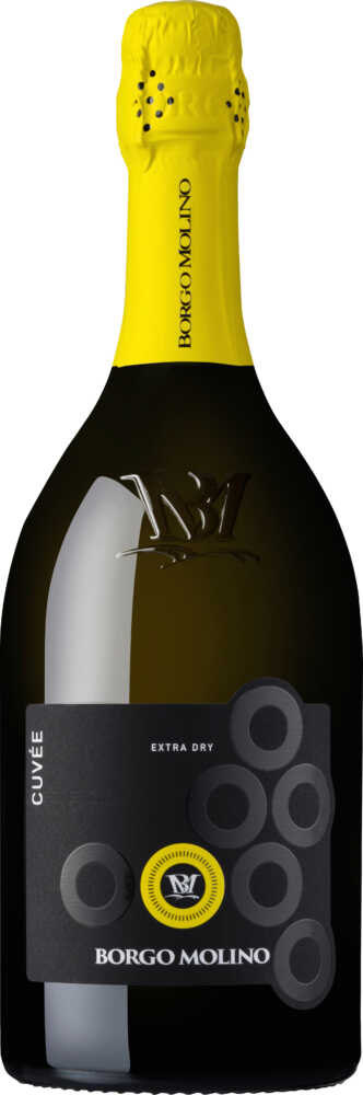 Borgo Molino Vigne & Vini Glera Extra Dry Marca Trevigiana, Vino Spumante NV  0.75 L Flasche