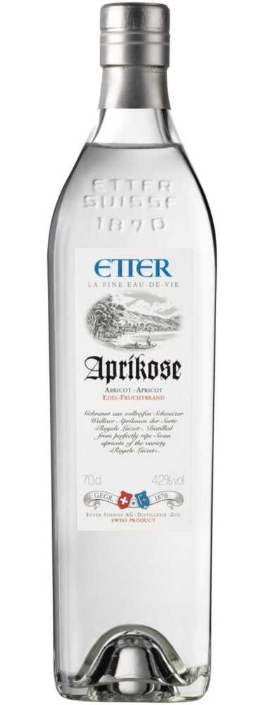 Etter Söhne AG Distillerie Zug Aprikose Royale Luizet Schweizer Aprikose, . NV  0.7 L Flasche