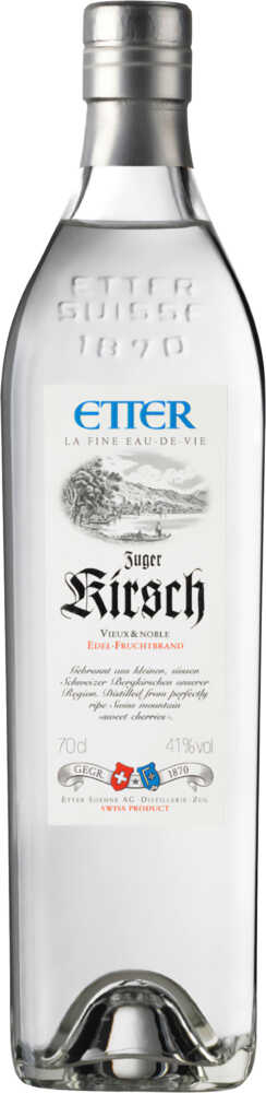 Zuger  Kirsch Alt Und Edel Schweizer Kirschwasser, .