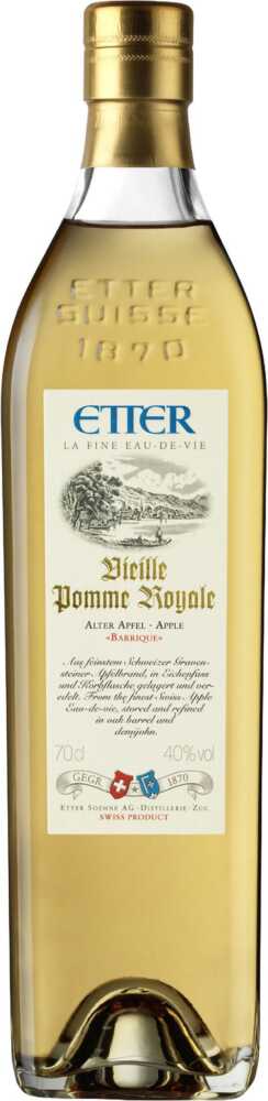 Etter Söhne AG Distillerie Zug Vieille Pomme Royale Gravensteiner Apfel . NV  0.7 L Flasche