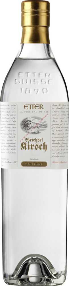 Etter Söhne AG Distillerie Zug Weichselkirsch  Schweizer Kirschwasser 2009  0.7 L Flasche