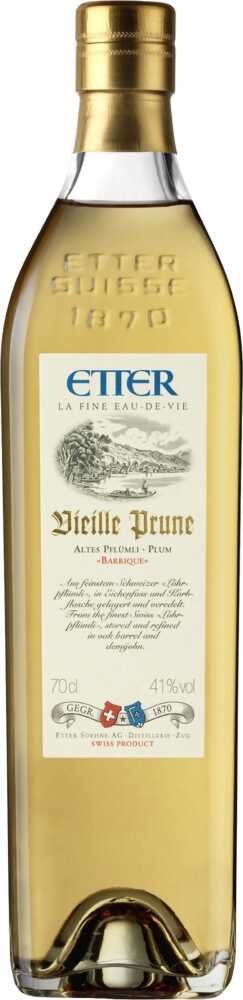 Etter Söhne AG Distillerie Zug Vieille Prune Alte Schweizer Löhrpflaume NV  0.7 L Flasche