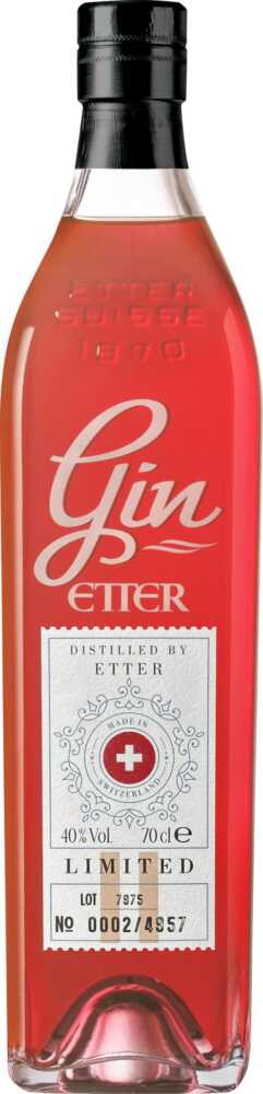 Original  Gin Rot Schweizer Gin – Limitierte Sonderedition