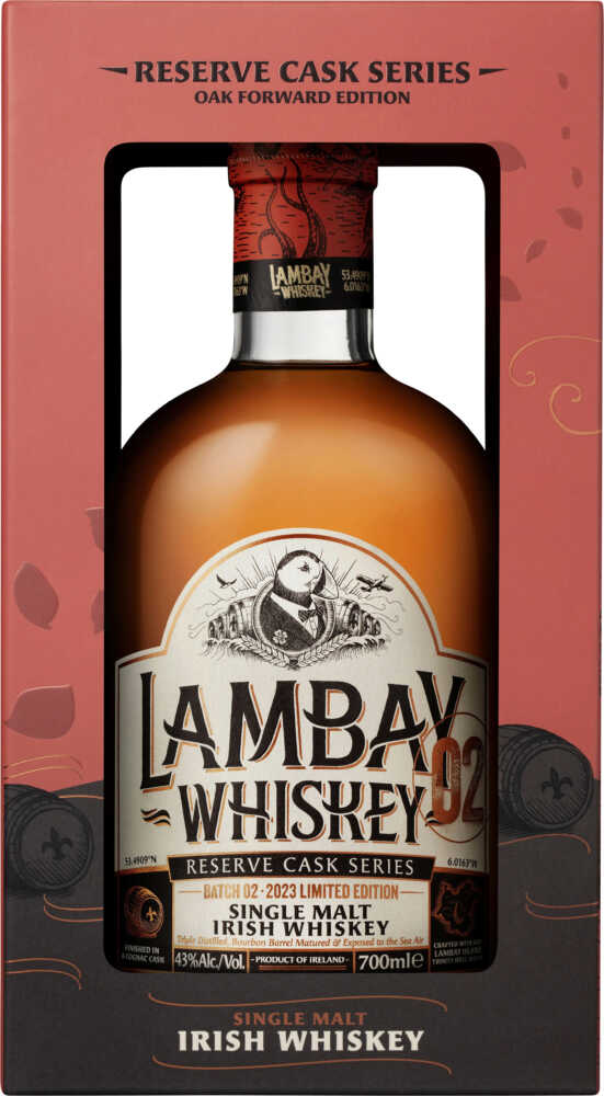 Single Malt Batch 02 Reserve Cask Series Triple Distilled – Bourbon Cask Matured