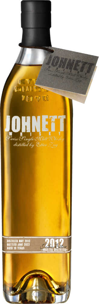 Etter Söhne AG Distillerie Zug Johnett Non-Chill-Filtered, 10 Years 2012  0.7 L Flasche