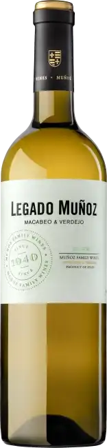 Bodegas Muñoz Munoz   Legado  Macabeo & Verdejo 2024  0.75 L Flasche