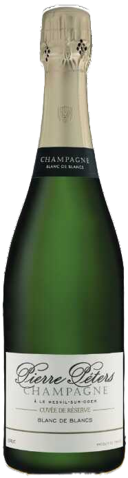 Champagne Pierre Peters Cuvee De Reserve Blanc De Blancs Champagne Grand Cru NV  0.75 L Flasche