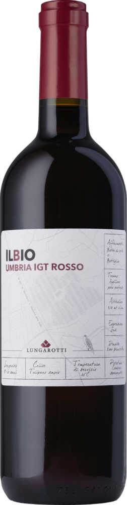Lungarotti Ilbio Umbria Rosso Igt 2021  0.75 L Flasche