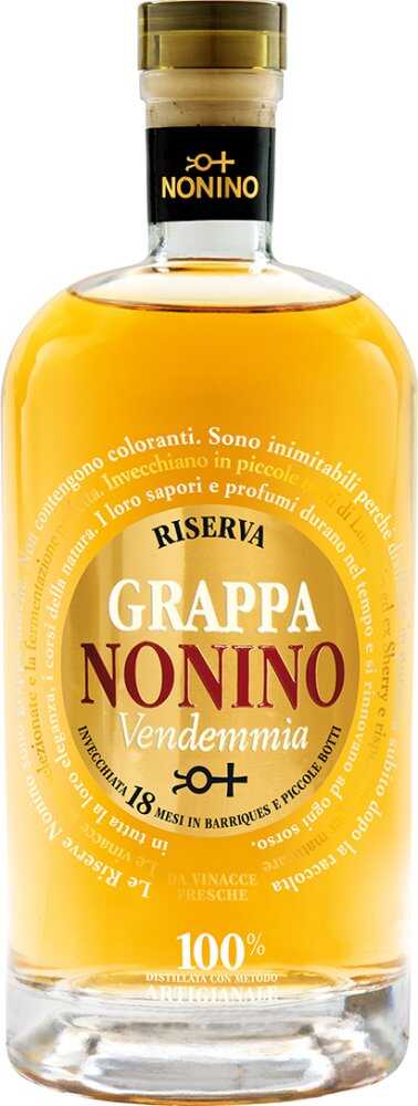 Nonino Distillatori Grappa  Vendemmia Riserva 2022  0.5 L Flasche