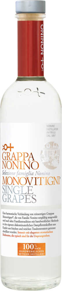 Grappa Monovitigni Single Grapes Pro 6er Ktn 3 Flaschen mit , 3 Flaschen Ohne