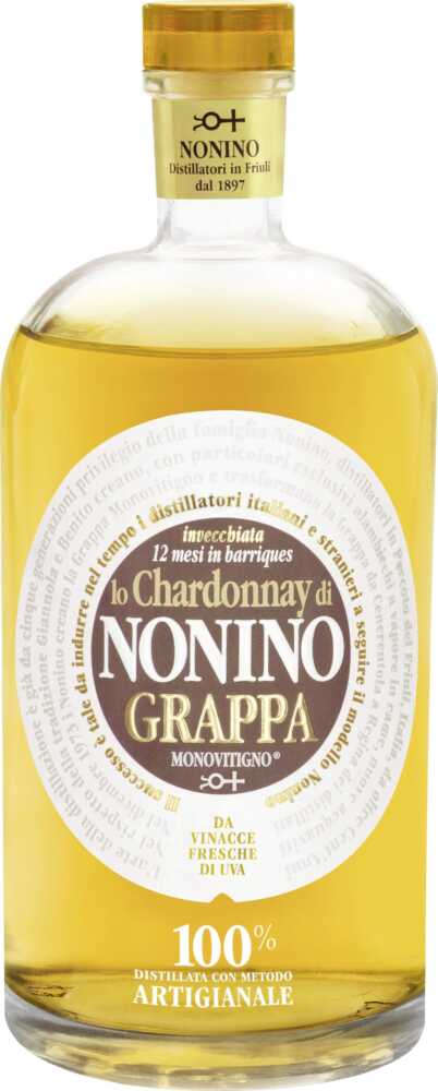 Nonino Distillatori Grappa Lo Chardonnay Monovitigno Im Barrique Gereift . NV  0.7 L Flasche