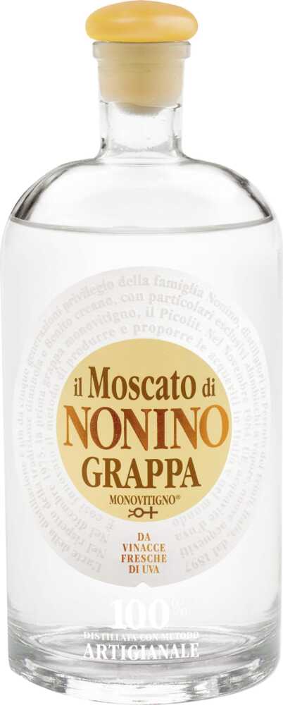 Nonino Distillatori Grappa Il Moscato Monovitigno Klares Destillat . NV  0.7 L Flasche