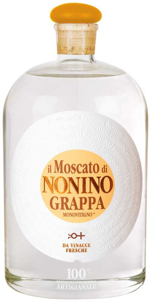 Nonino Distillatori Grappa Il Moscato Monovitigno Klares Destillat . NV  2 L Flasche