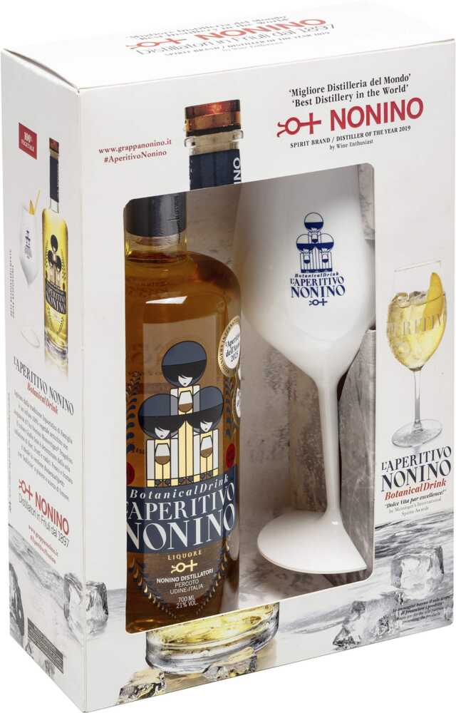 Gp Aperitivo Botanical Spritz mit Glas 1 Fl. Aperitivo 0,7 + 1 Glas Tritan