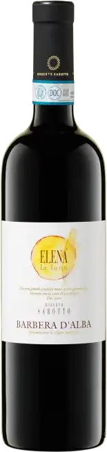 Roberto Sarotto Barbera Dalba Elena 2022  0.75 L Flasche