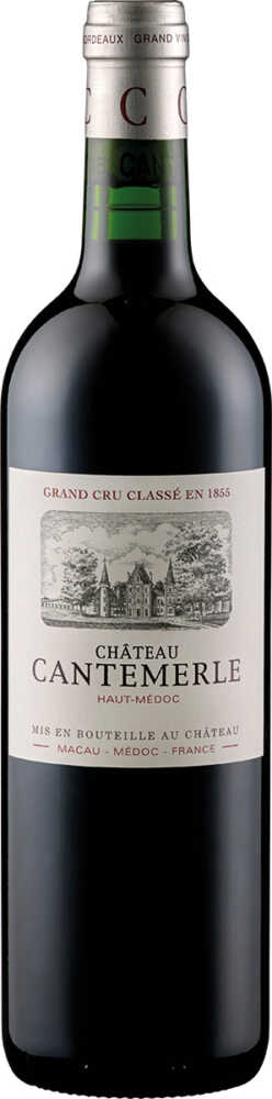 Château Cantemerle Aoc Haut-Médoc 5° Cru Classé Bordeaux 2019  0.75 L Flasche