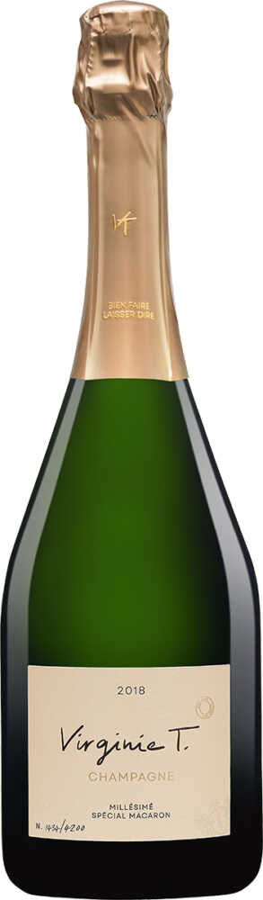 Champagne Virginie T. Special Macaron Millésimé Extra Dry Champagne 2018  0.75 L Flasche