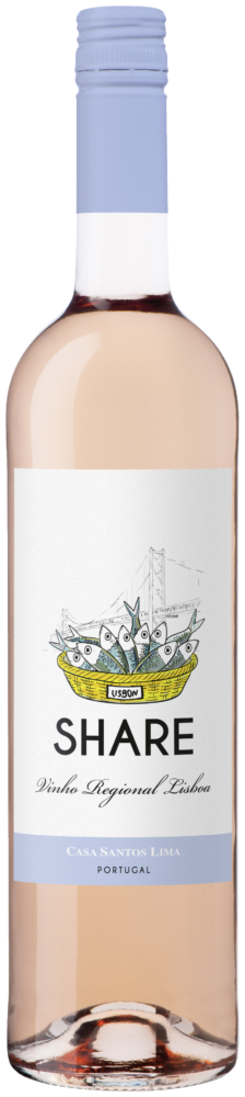 Casa Santos Lima Lisboa Rosado Share Cascata 2025  0.75 L Flasche