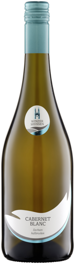 Winzergenossenschaft Meissen Wg  Cabernet Blanc Sachsen Q.B.A. Halbtrocken 2021  0.75 L Flasche