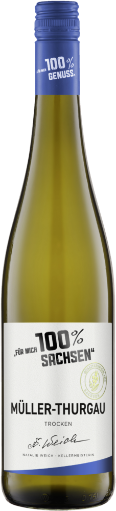 Winzergenossenschaft Meissen Für Mich Sachsen Müller Thurgau 2025  0.75 L Flasche