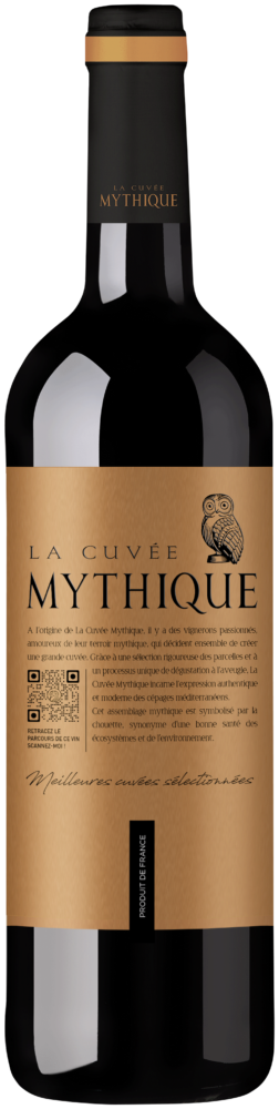 Mythique La 33% Syrah, 22% Marselan, 21% Carignan, 16% Mourvèdre, 9% Grenache Rouge 2023  0.75 L Flasche