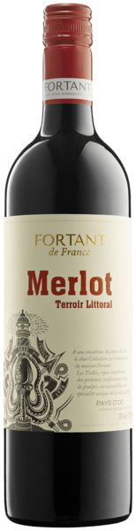Fortant de France Merlot Terroir Littoral 2023  0.75 L Flasche