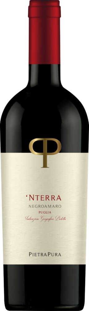 PietraPura Nterra Negroamaro Puglia Igp 2025  0.75 L Flasche