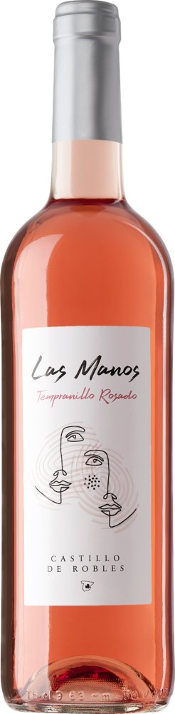 Castillo de Robles Las Manos Tempranillo Rosado V Dt Castilla 2025  0.75 L Flasche