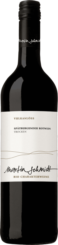 Schmidt Spätburgunder / Pinot Noir Qualitätswein Trocken Vulkanlöss 2022  0.75 L Flasche
