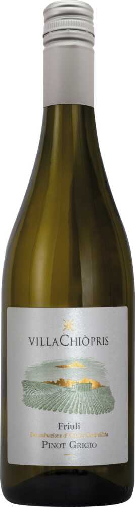 Villa Chiopris Pinot Grigio Friuli Grave Sv Doc Friuli 2024  0.75 L Flasche