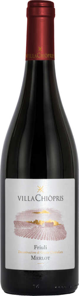 Villa Chiopris Merlot Grave Del Friuli 2024  0.75 L Flasche