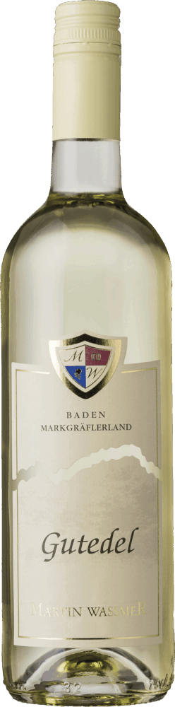 Martin Waßmer Gutedel Qualitätswein Trocken 2024  0.75 L Flasche