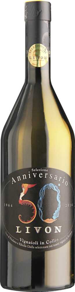 Livon Selezione 50 Anni Friulano & Ribolla Gialla Doc Friaul Julisch Venetien 2014  0.75 L Flasche