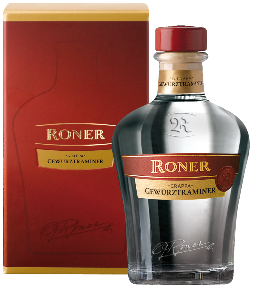Roner Grappa Gewürztraminer 40% NV  0.7 L Flasche