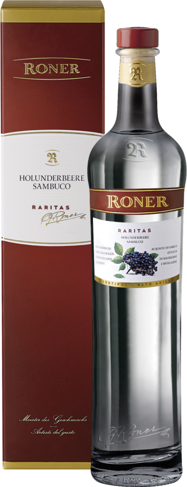 Roner Holunderbrand Raritas NV  0.5 L Flasche