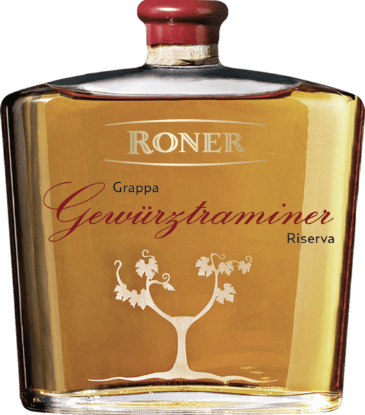 Roner Grappa Gewürztraminer Riserva 40% NV  0.7 L Flasche