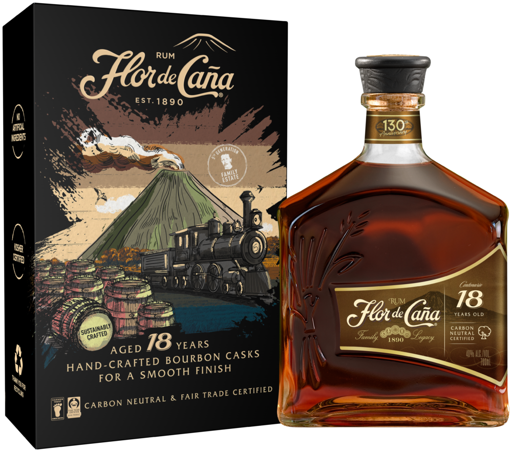Flor de Caña 18 Year Rum 40% 0.7 L Flasche