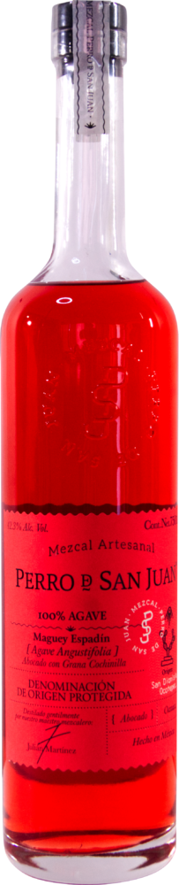 Mezcal Abocado Grana Cochinilla 42 3%