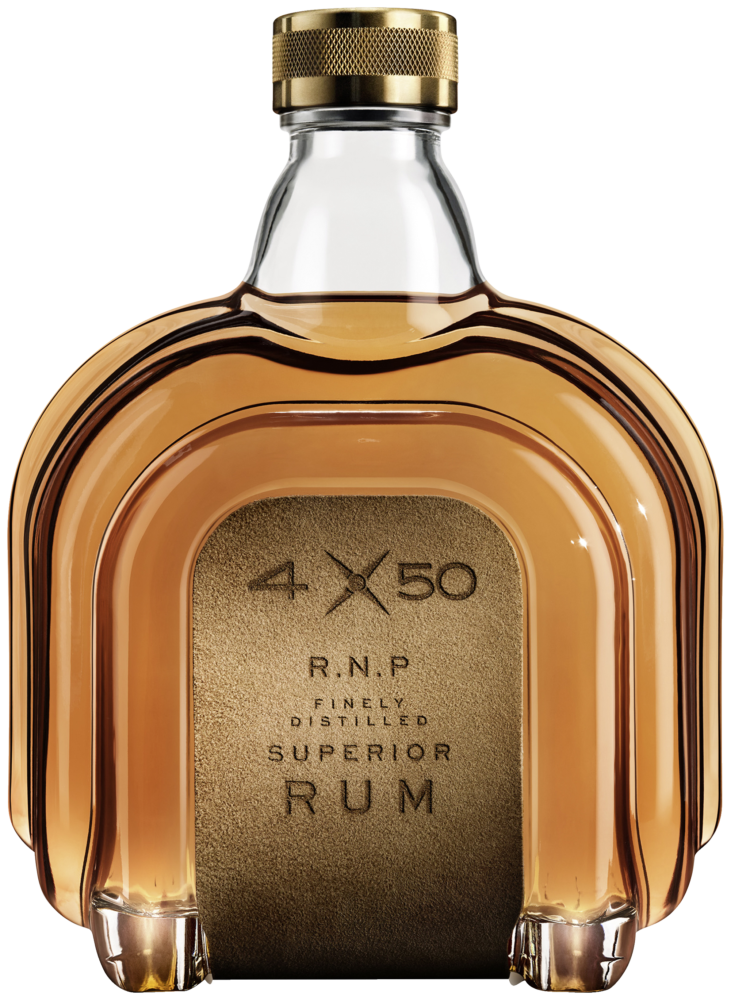 4X50 R.N.P. Finely Distilled Superior Rum 40,5%