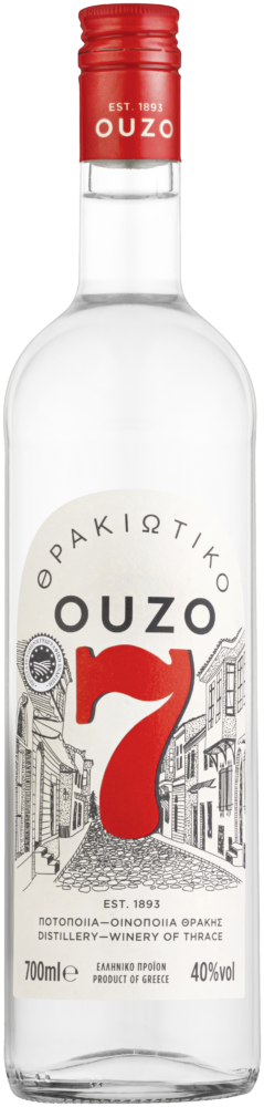 Ouzo 7 Thracian 40% NV  0.7 L Flasche