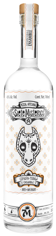 Los Siete Misterios Mezcal Ensamble Espadin Tobala NV  0.7 L Flasche