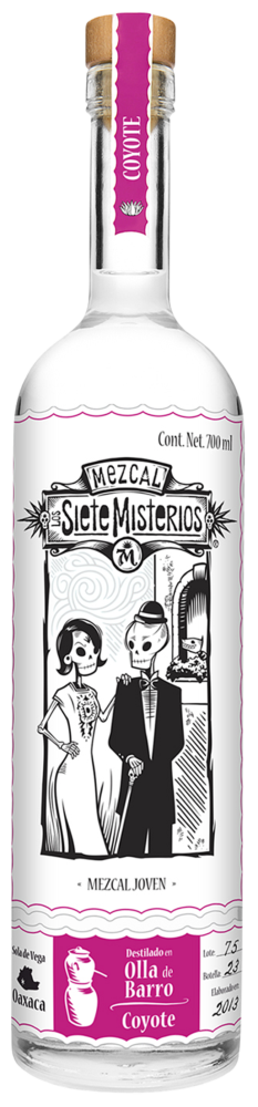 Los Siete Misterios Mezcal Coyote NV  0.7 L Flasche