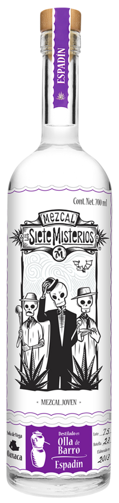 Los Siete Misterios Mezcal Espadin NV  0.7 L Flasche