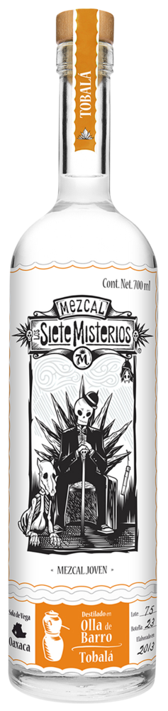 Los Siete Misterios Mezcal Tobalá NV  0.7 L Flasche