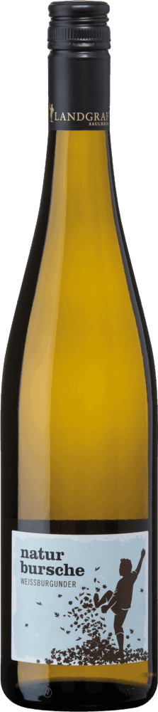 Landgraf Weißburgunder Qualitätswein Trocken „Naturbursche“ 2025  0.75 L Flasche